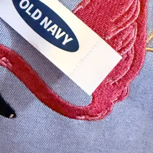 Old Navy Embroidered Flamingos Zip Purse nwt‎ thumbnail 5