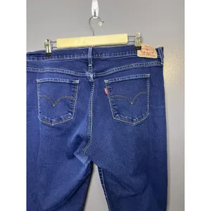 Levis 311 Shaping Skinny Jeans Womens W33 L32 Dark Blue Mid Rise Stretch Denim thumbnail 5