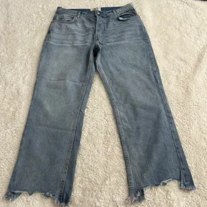 Free People Womens Straight Leg Denim Raw Hem Sz 30 Boho Indie Casual Preppy thumbnail 2