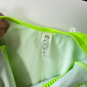 💚 Neon Lime Green Mesh Crochet One-Piece Swimsuit - Size L💚 thumbnail 6