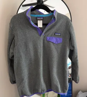 Patagonia Gray and Purple Jacket thumbnail 1