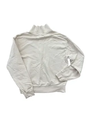 MATE the Label Fleece Quarter Zip Sweatshirt XS Bone thumbnail 3