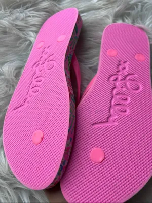 Lily Pulitzer Pink Multi Color Flip Flops Size 8 Women's thumbnail 4