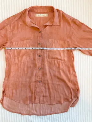 Free People We The Free Color of the Valley Button Down Shirt thumbnail 6