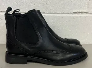 Jeffrey Campbell sz7.5 black booties Edmone Chelsea western ankle thumbnail 1