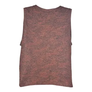 Lululemon Train to Be Tank Dot Camo Dark Terracotta Brown Mesh Relaxed‎ Fit thumbnail 6