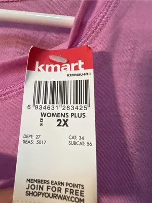 Joe Boxer Women’s Plus Size 2X Pajama Top Light Pink Long Sleeve Important Stuff thumbnail 9