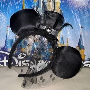 Disney parks Jack Skellington top hat & veil Minnie Mouse ears thumbnail 1