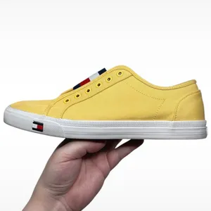 Tommy Hilfiger “Anni” Yellow Slip-On Sneaker Women’s Size 10M Preppy Designer thumbnail 13
