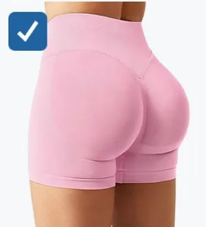 Amazon Biker Scrunch Shorts Butt Workout thumbnail 1