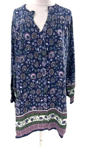 Natural Life Dara V-Neck Tunic Dress Sz‎ XL thumbnail 1