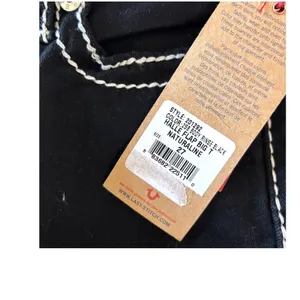 NWT 27 True Religion Girls Halle Black Skinny Jean 29" Inseam Youth Teen Juniors thumbnail 6