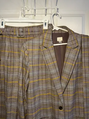 A New Day Plaid Pantsuit Set thumbnail 6