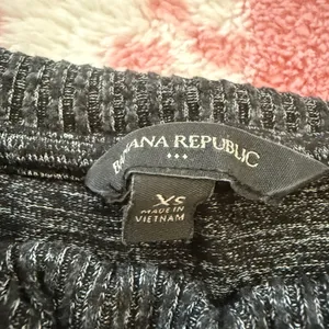 Banana Republic Y2K Charcoal Marl Off Shoulder Sweater Top XS ✨ Cozy Soft Girl thumbnail 5