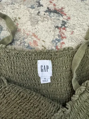 GAP cropped green dress thumbnail 2