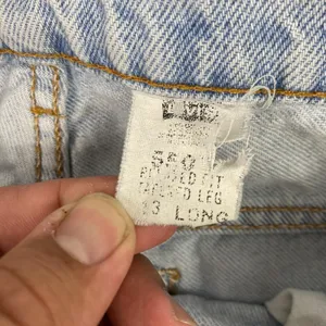 Vintage Levis 550 Jeans Womens 13 Long Light Wash‎ Relaxed Tapered High Rise 90s thumbnail 8