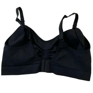 The Comfy Chyme Women Size XL Black Nursing Bra Stretch (10H-27) thumbnail 3