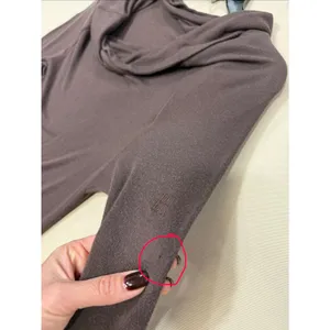 Off-Shoulder Long Sleeve Brown Maxi Dress Large thumbnail 4