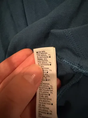 Athleta Deep Teal Boxy Short Sleeve Crew Tee XS thumbnail 6