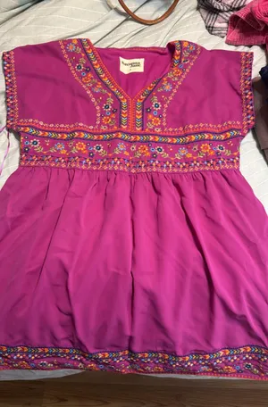 Boutique Savanna Jane Dress Embroidered Floral thumbnail 1