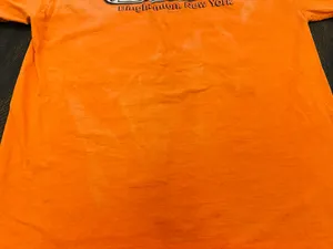Harley Davidson Shirt Mens Medium Orange Short Sleeve Graphic Tee Biker Skull thumbnail 10