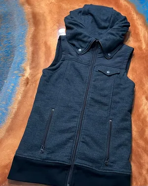 Burton Starr Vest hooded full zip Womens XS Gray thumbnail 1