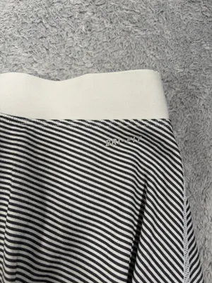 Nike Women's Black & White Striped Skort small thumbnail 11