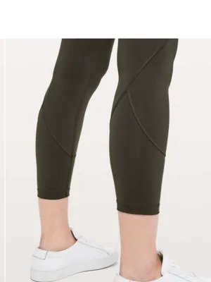 Lululemon Olive Green 7/8 Everlux 25” Tights thumbnail 8