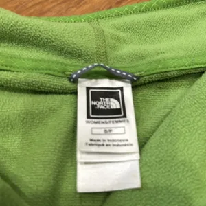 The North Face Woman’s Kelly Green Logo Fleece Half Zip Neck Top Jacket S thumbnail 8