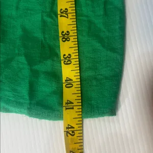 Nanette Lepore Vibrant Green Flared  layered flowy  Pants thumbnail 10
