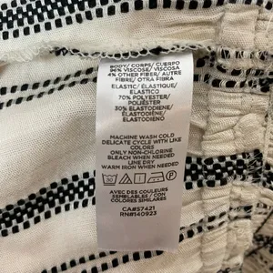 Loft Striped Poplin Smocked Cami Tank Top Shirred NWT Sz Medium Women Tie Straps thumbnail 11