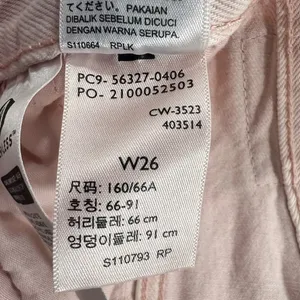 Levi’s Pink 501 Button Fly Denim Shorts‎ thumbnail 6