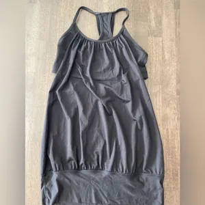 Lululemon No‎ Limit Tank Bra Top Size 4 Black thumbnail 3
