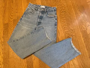 Zara Light Blue High-rise Jeans size 2 thumbnail 1