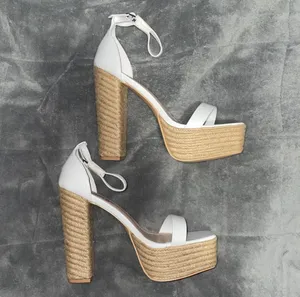 Lulus White Platform Ankle Strap Heels thumbnail 2