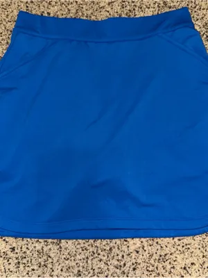 Peter Millar Skort Blue S Alice Golf Tennis Activewear Pull On Stretch 16" thumbnail 2