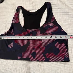 Terez Hi- Shine Sports Bra in Camo - NWOT - Size XL thumbnail 8