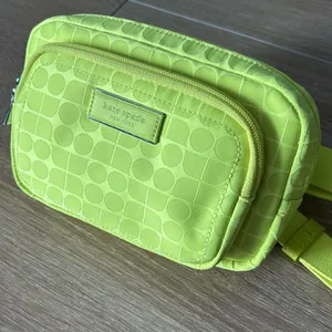 Kate spade neon yellow Noel Jacquard Belt Bag thumbnail 3
