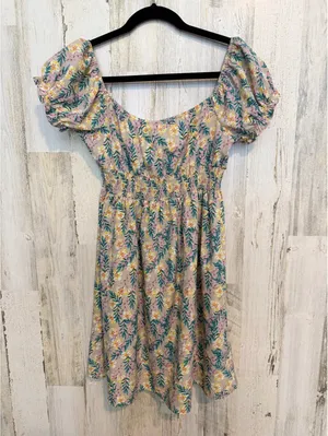Blush Women's Medium Floral Puff Sleeve Dress thumbnail 7