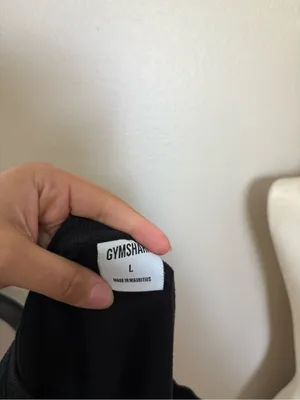 Gymshark Black Cropped Long-Sleeve Workout Top thumbnail 6