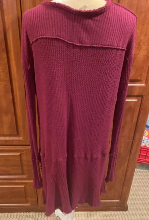 Free People Maroon Top thumbnail 2