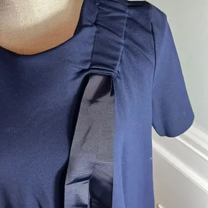 COS Navy ribbon neck short sleeve dress NWT thumbnail 3