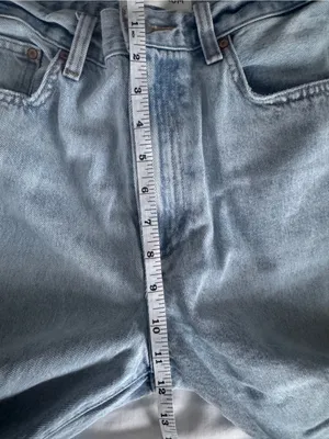Aritzia Denim Forum The Farrah Hi-Rise Wide Leg Jeans Light Wash Size 29 thumbnail 9
