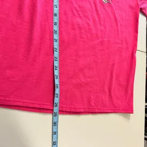 Jerzees Vintage 90s Pink Dog Garden Graphic Cotton Short Sleeve Tee Size Large thumbnail 9