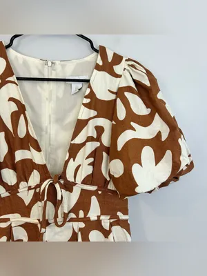House of Harlow Puff Sleeve Linen Blend thumbnail 5
