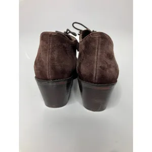 J. Jill Heeled Oxfords Womens 8.5 Brown Good Suede Kiltie Tassel Lace Up thumbnail 7