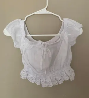 Vintage Bohemian Lace Top thumbnail 1