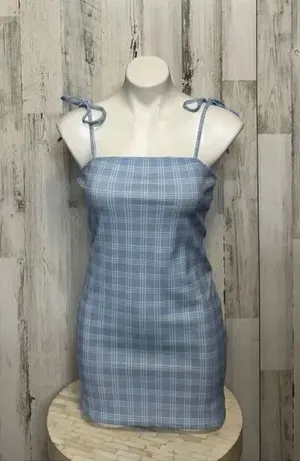 Blue dress mini size medium thumbnail 1