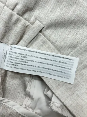 Abercrombie & Fitch Trouser Pants 2 /26 Beige Tailored Ankle Pleated High Rise thumbnail 10