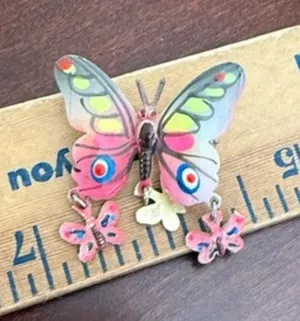 Vintage Butterfly Brooch thumbnail 1